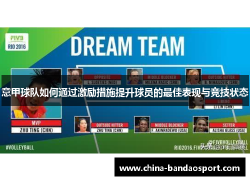 意甲球队如何通过激励措施提升球员的最佳表现与竞技状态